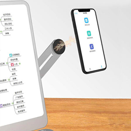 Mıknatıslı Bilgisayar Ekranı için Telefon Tutucu Standı cin335