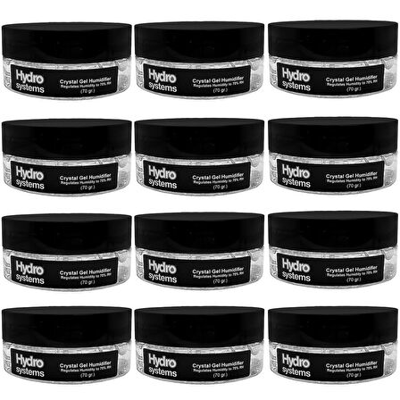 12 adet 70gr. Hydro Gel Puro Kutusu %70 Jel Nemlendirici db37s-12