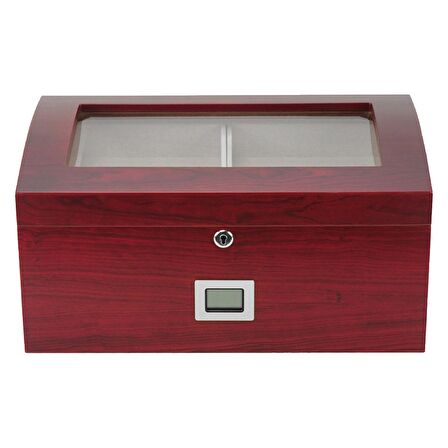 Falconetti 2 Katlı Dijital Camlı Humidor Puro Kutusu rc20