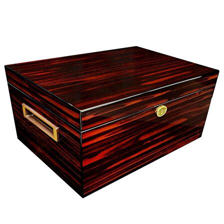 Falconetti Kahverengi 2 Katlı Humidor Puro Kutusu rc22