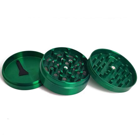 63 mm. Yeşil Baharat Tütün Herbal Öğütücüsü Parçalayıcı ps91ys