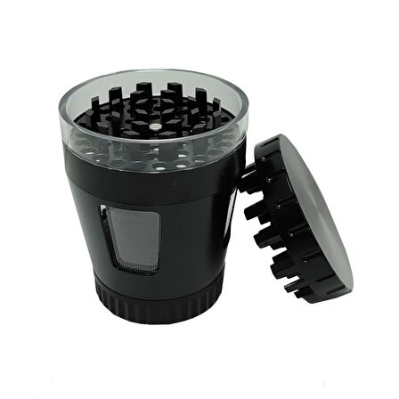 50 mm. Siyah Pencereli Tütün Baharat Herbal Öğütücüsü Parçalayıcı rc82sy