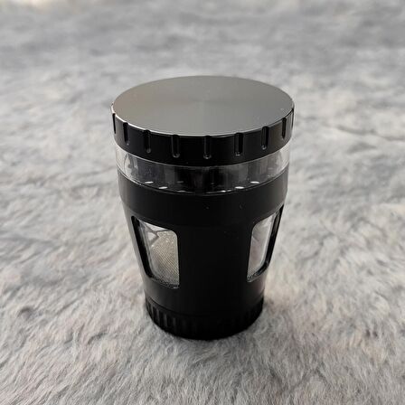 50 mm. Siyah Pencereli Tütün Baharat Herbal Öğütücüsü Parçalayıcı rc82sy