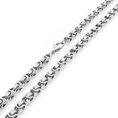 Chavin Gri 60 cm. 6 mm. Erkek Çelik Zincir et75by