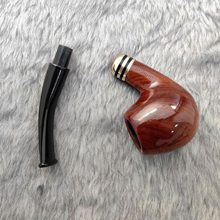 Falconetti  Kahverengi Sandalwood Parlak Ahşap Pipo Seti rc94-takim