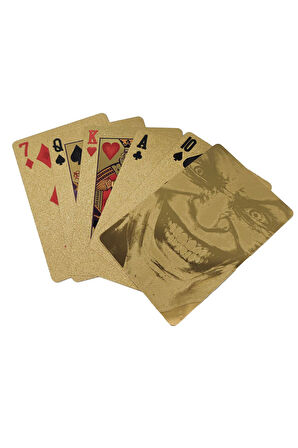 Gold Joker iskambil Kağıdı Pvc Su Geçirmez Oyun Kağıdı cin884sr