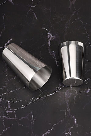 Komple Çelik 600 800 ml Boston Shaker Kokteyl Hazırlama Kabı Bardağı cin878