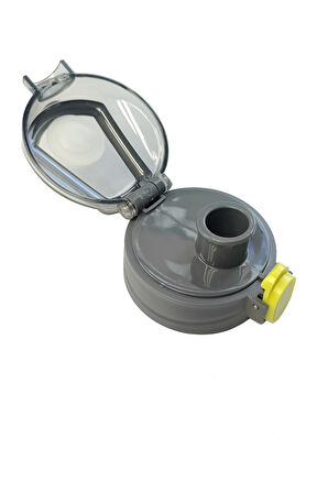 Siyah Tek Tuşla Açılan Matara Suluk Yedek Kapağı Kapak