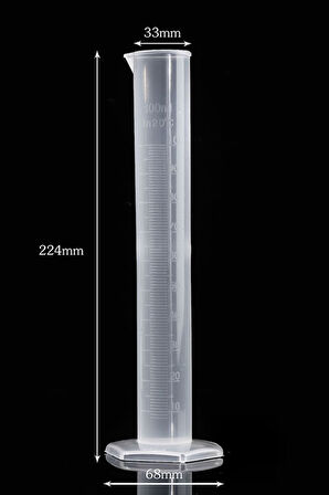 10 Adet 100 ml. Mezur Plastik Sıvı Hassas Tartı Ölçüm Aleti thr248-10