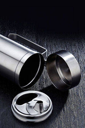 304 Çelik Silver 1000 ml Yağdanlık Sosluk ve Sirkelik cin996by