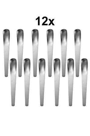 12 Adet Çelik 17,5 cm Tatlı ve Dondurma Kaşığı mt160by-12