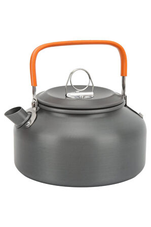 Metal 800 ml Kulplu Çelik Kamp Ve Piknik Çaydanlığı Su Isıtma Demlik cin938