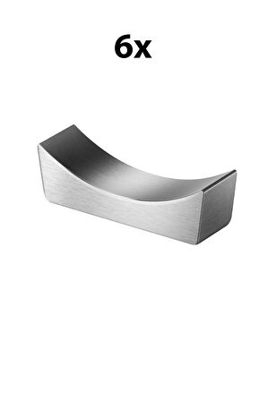 6 Adet Çelik Silver Chopstick Kaşık Çatal Standı Çelik Çubuk Tutucu mt151by-6