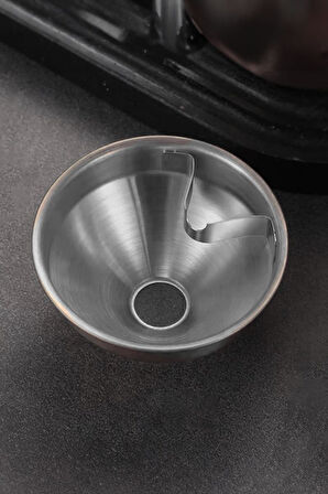 Çelik 10 cm. Kafe Restaurant Kapaklı Yuvarlak Kül Tablası Küllük cin899gr