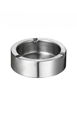 Çelik 11 cm Kafe Restaurant Lokanta Yuvarlak Kül Tablası Küllük mt168by
