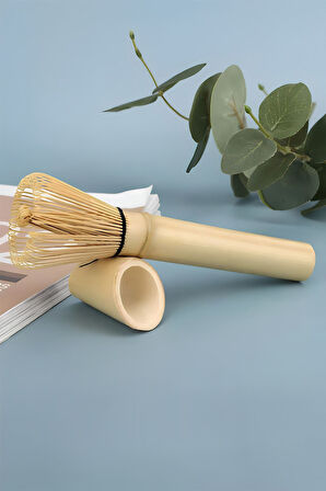 Bambu Matcha Çayı Karıştırıcı Fırça Bamboo Whisk Usucha Köpürtücü mt208