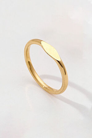 Chavin Çelik 2 mm Gold Modern Bayan Yüzük ey22sr