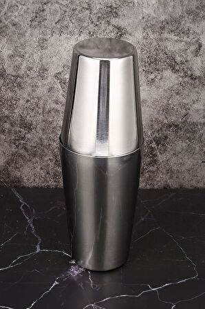 Çelik 600 800 ml Boston Shaker Kokteyl Hazırlama Bardağı Kabı cin878x