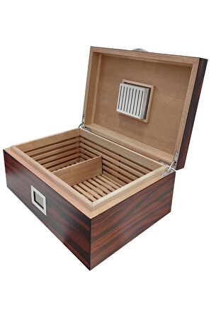 Falconetti Def olu Kahverengi Humidor Puro Kutusu rc18-d