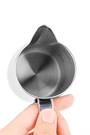 Çelik 350 ml Kahve Süt Köpürtme Potu Sütlük Pitcher mt190