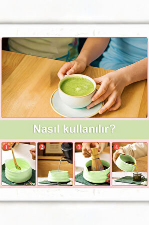 Seramik Matcha Çayı Köpürtme Kasesi Chawan mt215