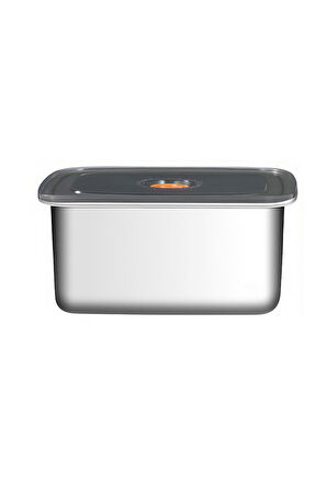 Çelik 1500 ml Yemek Meyve Et Buzdolabı Beslenme Saklama Kabı mt110-15