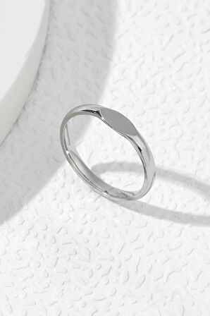 Chavin Çelik Silver Mini Kadın Yüzük ev30by