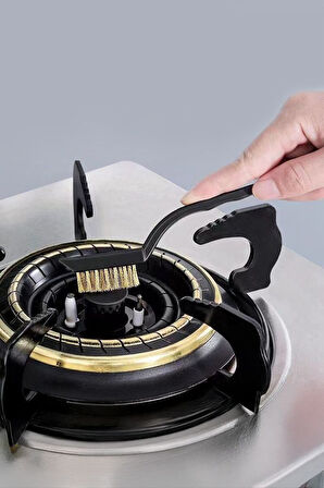 3 Parça Tel Naylon Ocak Tava Fayans Kazıyıcı Leke Yüzey Kazıyıcı Fırça mt229