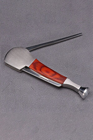 Ahşap Çelik Delici Bastırıcı Kazıyıcı Pipo Kaşığı pt38x