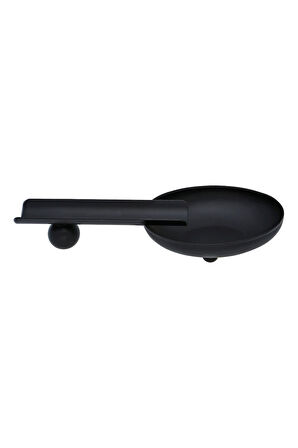 Ayaklı Siyah Çelik Puro Küllüğü Küllük rd58sy