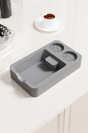 Kaymaz Silikon Kahve Mat istasyonu Tamper Tutucu Knock Box mt255
