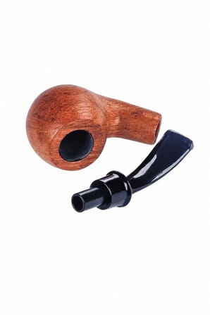 Falconetti 9 mm. Kahverengi Sandalwood Eğimli Sap Ahşap Pipo rd85