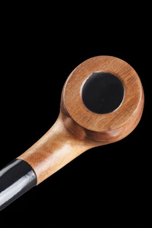 Falconetti 9 mm. Kahverengi Sandalwood Eğimli Sap Ahşap Pipo rd91