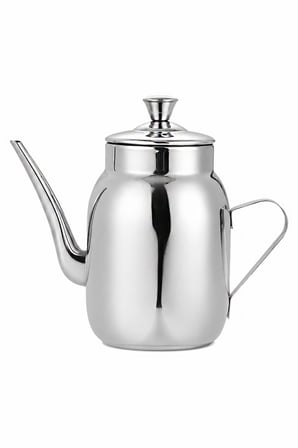 Komple Çelik Küçük Gümüş Renk 560 ml Yağdanlık Sosluk ve Sirkelik cin995by