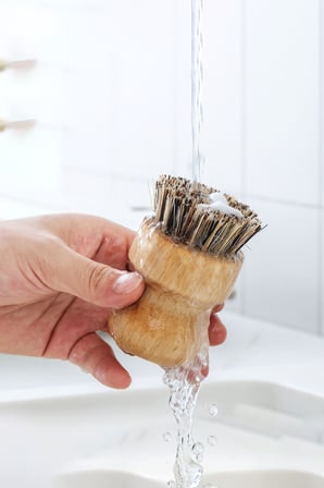 Patates Sebze Temizleme Bulaşık Banyo Fayans Ovma Hindistan Cevizi Palmiye Fırçası mt302