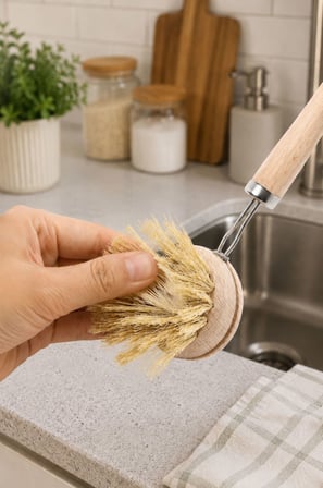 Çok Amaçlı Patates Sebze Temizleme ve Bulaşık Banyo Fayans Ovma Fırçası mt304 