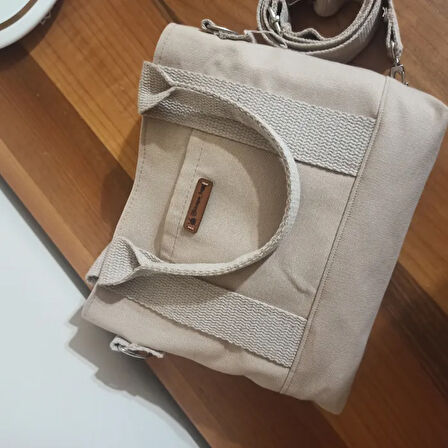Uretti - Kübra 4214 Tote Bag  Kahverengi  Kadın Omuz Çantası