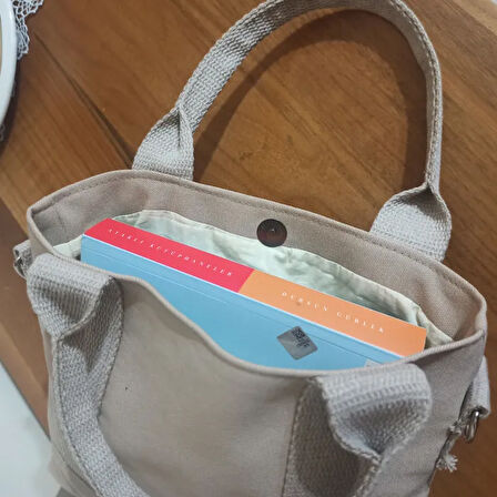 Uretti - Kübra 4214 Tote Bag  Kahverengi  Kadın Omuz Çantası