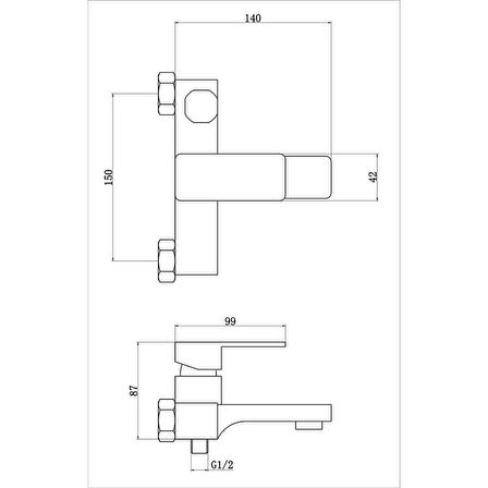 Fleko Rio 323 Banyo Bataryası Krom 10250320