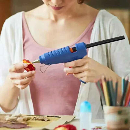 10 Adet 20CM 7mm Siyah Yüksek Yapışma Güçlü Mum Silikon Tutkal Çubuğu Dıy Boyasız Göçük Onarım Malzemesi
