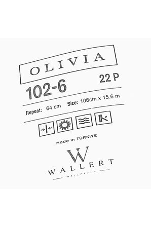 modern vinil duvar kağıdı 102-6 | wallert olivia, vizon, kağıt taban taban + vinil kaplama - 16.5 m²