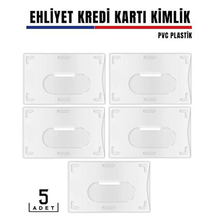 ModaCar 5 li Paket Ehliyet ve Kimlk Kart Koruyucu