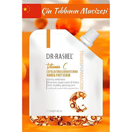 ModaCar DR.RASHEL C Vitamin El ve Ayak Peeling Scrub Aydınlatıcı ve Yumuşatıcı Bakım