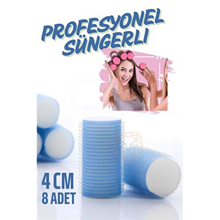 ModaCar Süngerli Gece Bigudisi 4 cm 8 Adet