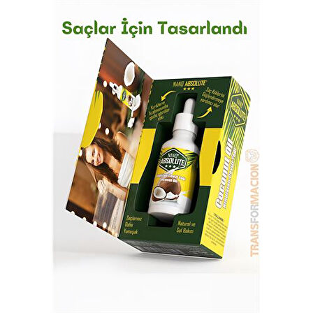 Transformacion Saçlar İçin Hindistan Cevizi Yağı 50 Ml Nano Absolute