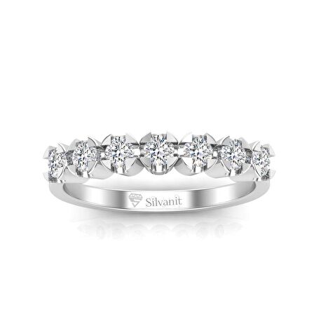 0,35 Karat Yarımtur Pırlanta Yüzük