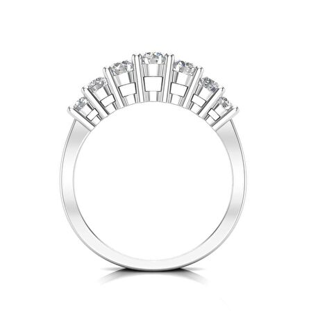 1,00 Karat Yarımtur Pırlanta Yüzük