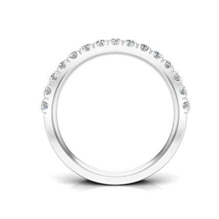 1,00 Karat Yarımtur Pırlanta Yüzük