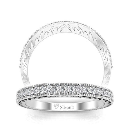 0,25 Karat Yarımtur Pırlanta Yüzük