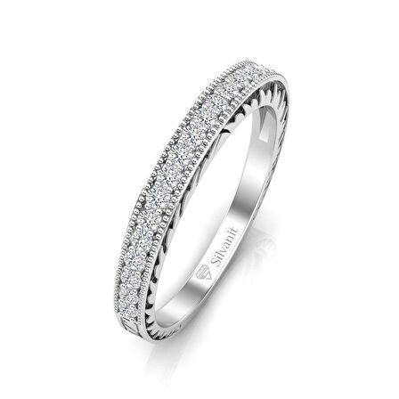 0,25 Karat Yarımtur Pırlanta Yüzük